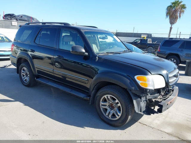 2003 Toyota Sequoia Limited V8 მანქანა იყიდება აუქციონზე, vin: 5TDZT38A53S167548, აუქციონის ნომერი: 46151684
