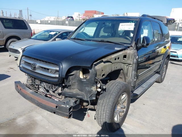 2003 Toyota Sequoia Limited V8 მანქანა იყიდება აუქციონზე, vin: 5TDZT38A53S167548, აუქციონის ნომერი: 46151684