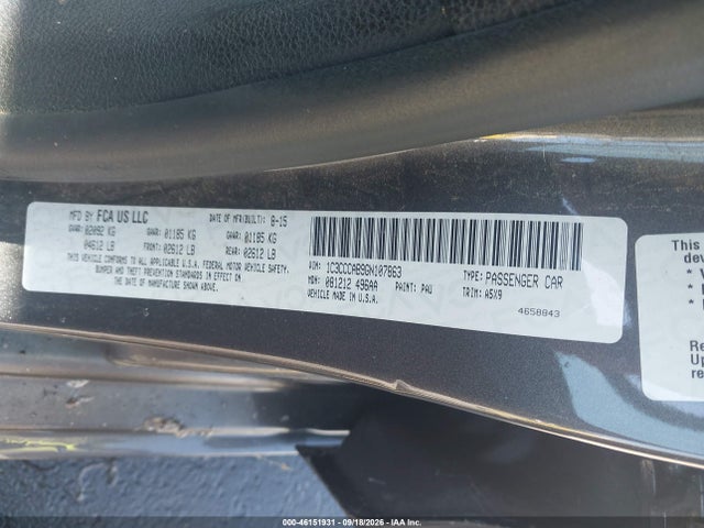 Chrysler 200 Limited 2016 1C3CCCAB9GN107863 Image 9