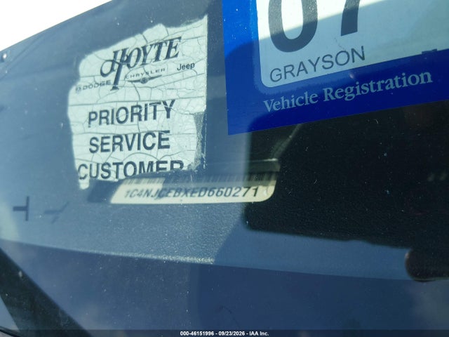 Продаж на аукціоні авто 2014 Jeep Compass Latitude, vin: 1C4NJCEBXED660271, номер лоту: 46151996