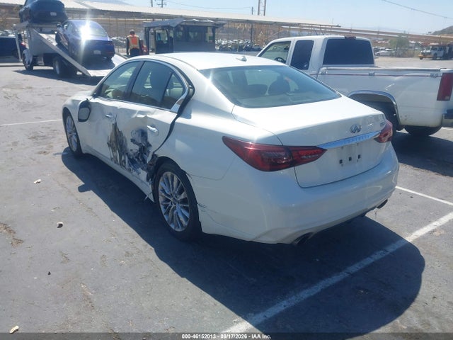46152013 :رقم المزاد ، JN1EV7AP3JM358668 vin ، 2018 Infiniti Q50 3.0t Luxe مزاد بيع