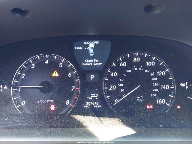 46152058 :رقم المزاد ، JTHBL46F175001317 vin ، 2007 Lexus Ls 460 مزاد بيع
