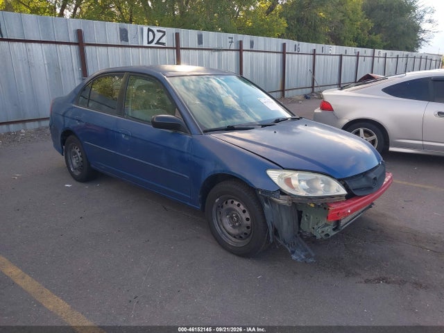 Aukcja sprzedaży 2004 Honda Civic Lx, vin: 2HGES16534H596054, numer aukcji: 46152145