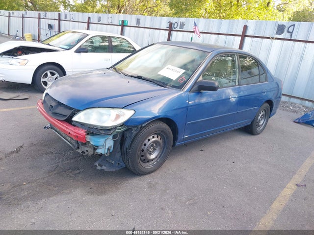 Aukcja sprzedaży 2004 Honda Civic Lx, vin: 2HGES16534H596054, numer aukcji: 46152145