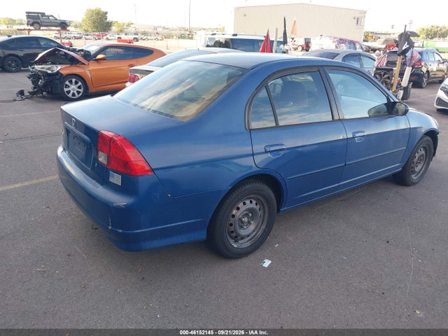 Aukcja sprzedaży 2004 Honda Civic Lx, vin: 2HGES16534H596054, numer aukcji: 46152145