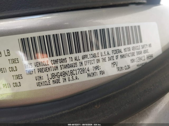 Продаж на аукціоні авто 2008 Jeep Commander Sport, vin: 1J8HG48N18C172014, номер лоту: 46152371