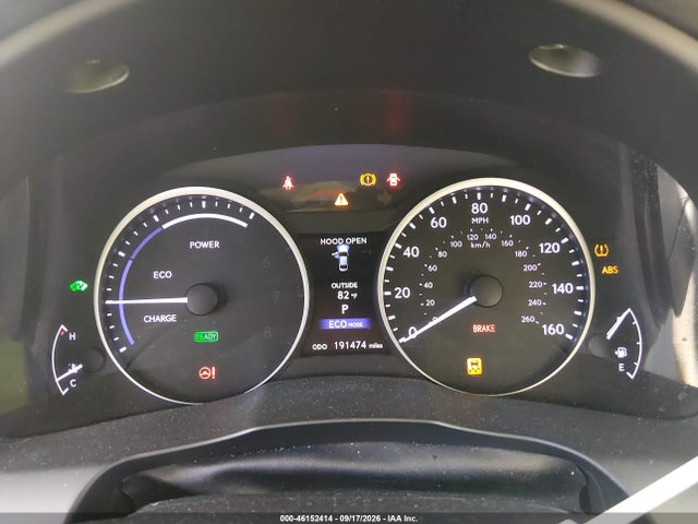 Aukcja sprzedaży 2013 Lexus Es 300h, vin: JTHBW1GG4D2016436, numer aukcji: 46152414