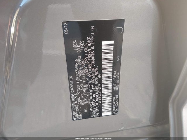 Продажа на аукционе авто 2012 Scion Xb, vin: JTLZE4FE9CJ019376, номер лота: 46152425