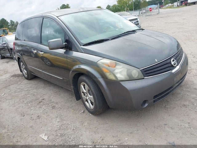 2007 Nissan Quest 3.5 მანქანა იყიდება აუქციონზე, vin: 5N1BV28U57N143452, აუქციონის ნომერი: 46152427