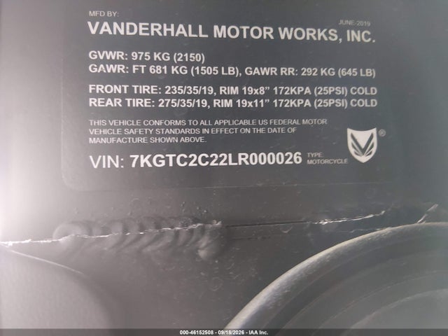 Vanderhall Carmel 2020 7KGTC2C22LR000026 Image 10