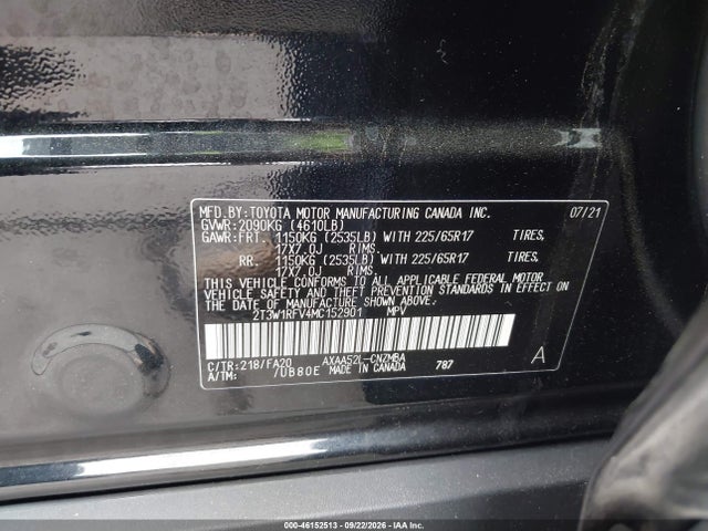 Toyota Rav4 Xle 2021 2T3W1RFV4MC152901 Image 9