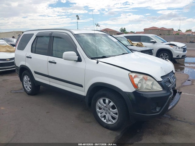 2006 Honda Cr-v Ex მანქანა იყიდება აუქციონზე, vin: JHLRD78856C026943, აუქციონის ნომერი: 46152520
