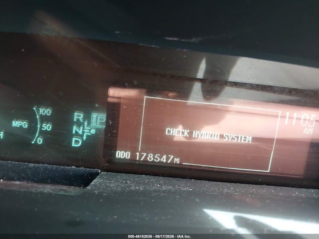 2011 Toyota Prius Two მანქანა იყიდება აუქციონზე, vin: JTDKN3DU3B1368436, აუქციონის ნომერი: 46152536