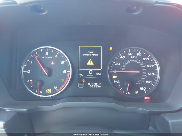 2023 Subaru Wrx Premium მანქანა იყიდება აუქციონზე, vin: JF1VBAF64P9806808, აუქციონის ნომერი: 46152559