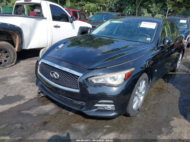 46152573 :رقم المزاد ، JN1BV7AR8FM406208 vin ، 2015 Infiniti Q50 Premium مزاد بيع