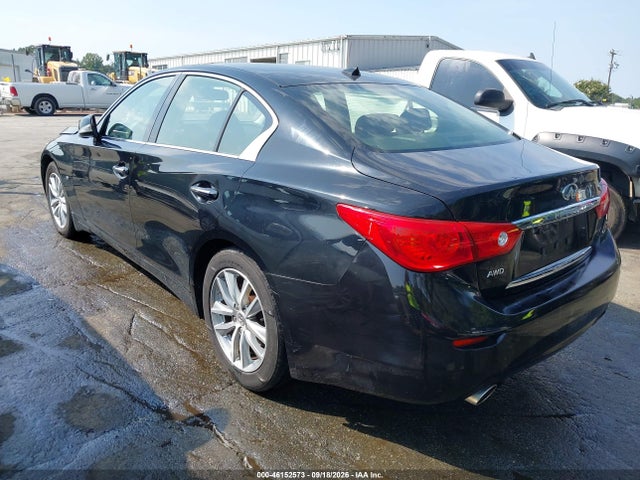 46152573 :رقم المزاد ، JN1BV7AR8FM406208 vin ، 2015 Infiniti Q50 Premium مزاد بيع