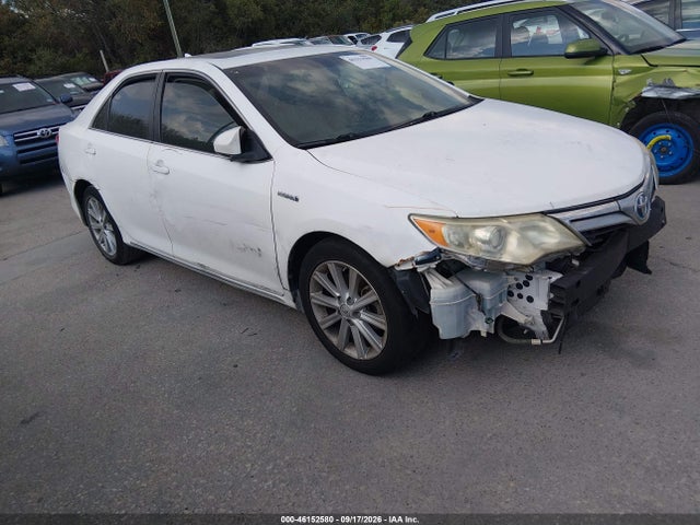 Продажа на аукционе авто 2012 Toyota Camry Hybrid Xle, vin: 4T1BD1FK1CU025882, номер лота: 46152580