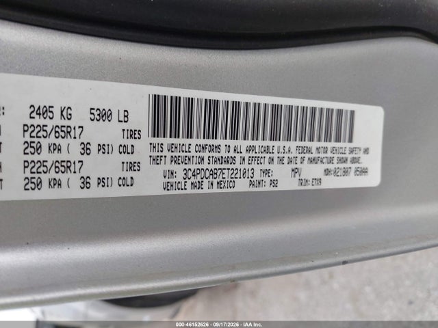 Продаж на аукціоні авто 2014 Dodge Journey Se, vin: 3C4PDCAB7ET221013, номер лоту: 46152626