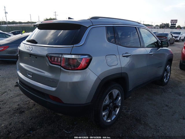 46152628 :رقم المزاد ، 3C4NJCCB7LT152625 vin ، 2020 Jeep Compass Limited Fwd مزاد بيع