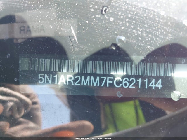 46152696 :رقم المزاد ، 5N1AR2MM7FC621144 vin ، 2015 Nissan Pathfinder Platinum مزاد بيع