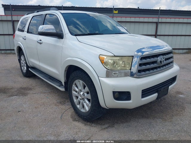 2012 Toyota Sequoia Platinum 5.7l V8 მანქანა იყიდება აუქციონზე, vin: 5TDYY5G19CS038321, აუქციონის ნომერი: 46152801