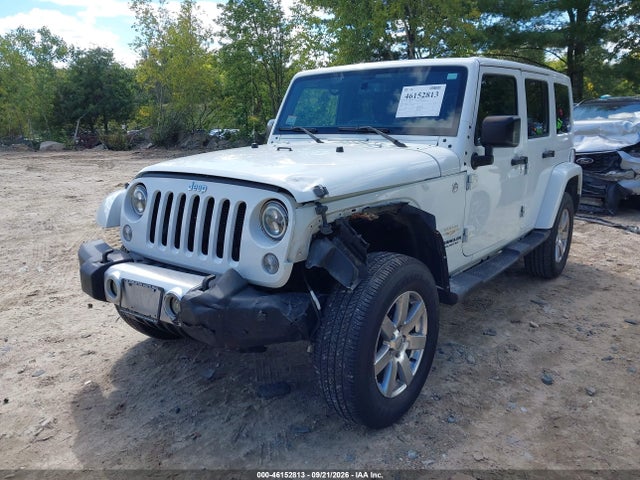 46152813 :رقم المزاد ، 1C4BJWEG5FL580836 vin ، 2015 Jeep Wrangler Unlimited Sahara مزاد بيع