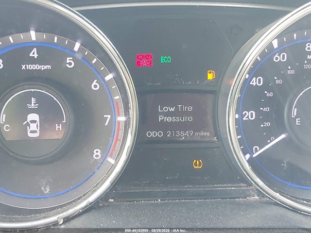 2013 Hyundai Sonata Gls მანქანა იყიდება აუქციონზე, vin: 5NPEB4AC5DH525743, აუქციონის ნომერი: 46152908