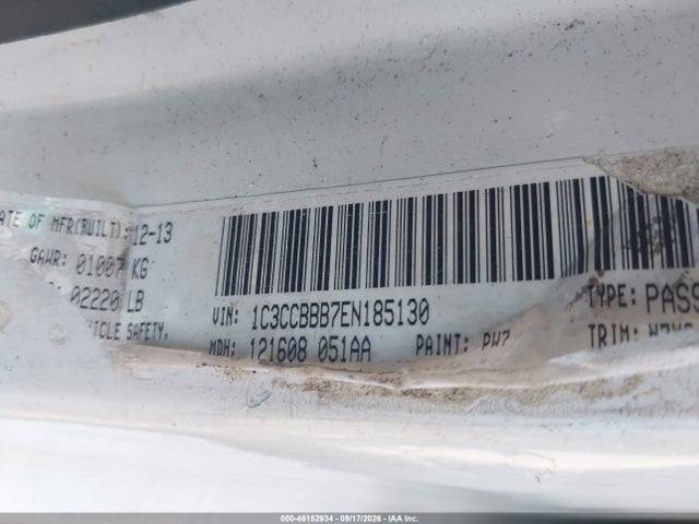 Aukcja sprzedaży 2014 Chrysler 200 Touring, vin: 1C3CCBBB7EN185130, numer aukcji: 46152934