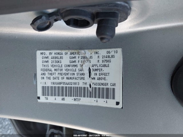 Продажа на аукционе авто 2010 Acura Tl 3.5, vin: 19UUA8F55AA021813, номер лота: 46153067