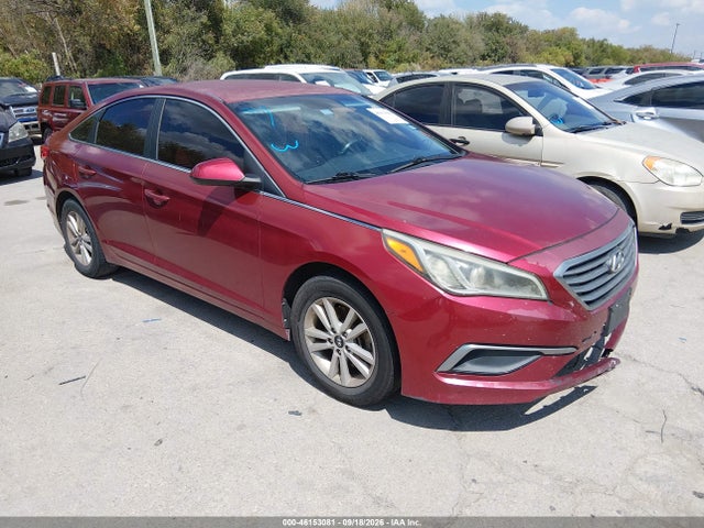2016 Hyundai Sonata Se მანქანა იყიდება აუქციონზე, vin: 5NPE24AFXGH271736, აუქციონის ნომერი: 46153081