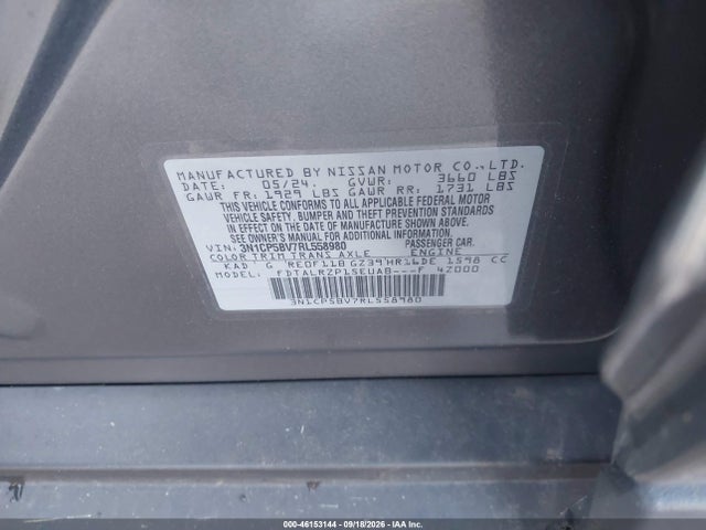 Nissan Kicks S Xtronic Cvt 2024 3N1CP5BV7RL558980 Image 9
