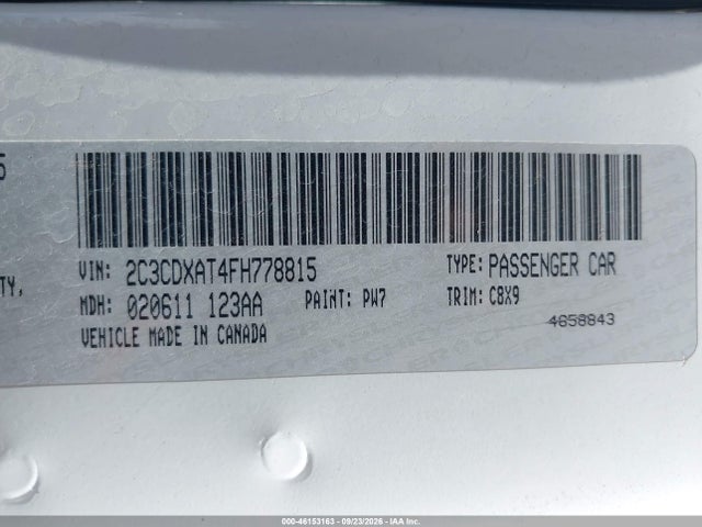 Dodge Charger Police 2015 2C3CDXAT4FH778815 Image 8