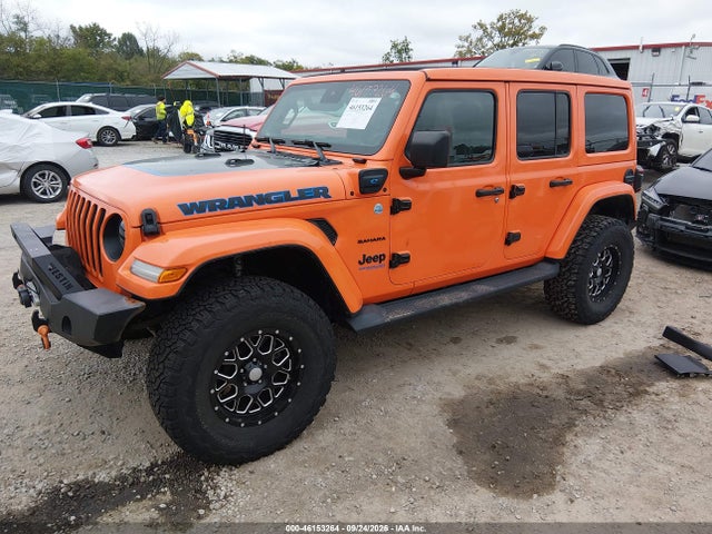 2021 Jeep Wrangler 4xe Unlimited Sahara 4x4 მანქანა იყიდება აუქციონზე, vin: 1C4JJXP60MW759805, აუქციონის ნომერი: 46153264