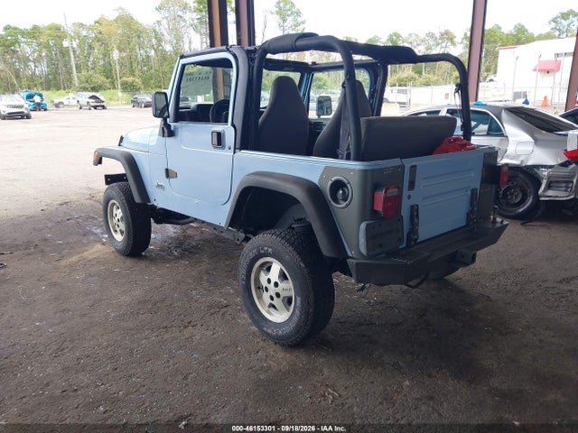 46153301 :رقم المزاد ، 1J4FY29P8VP420130 vin ، 1997 Jeep Wrangler Se مزاد بيع