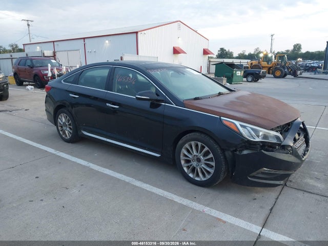 2015 Hyundai Sonata Limited მანქანა იყიდება აუქციონზე, vin: 5NPE34AF0FH161418, აუქციონის ნომერი: 46153316