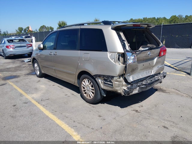 2008 Toyota Sienna Xle მანქანა იყიდება აუქციონზე, vin: 5TDZK22C28S206661, აუქციონის ნომერი: 46153477