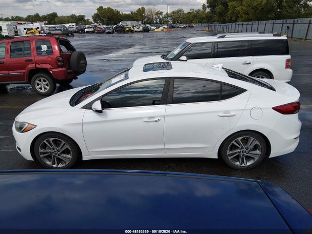 Aukcja sprzedaży 2018 Hyundai Elantra Limited, vin: 5NPD84LF2JH217801, numer aukcji: 46153559
