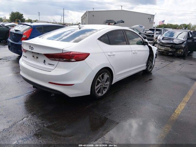 Aukcja sprzedaży 2018 Hyundai Elantra Limited, vin: 5NPD84LF2JH217801, numer aukcji: 46153559