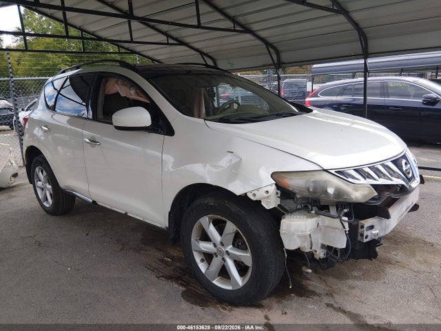 46153628 :رقم المزاد ، JN8AZ18W59W152928 vin ، 2009 Nissan Murano Sl مزاد بيع
