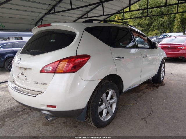 Продажа на аукционе авто 2009 Nissan Murano Sl, vin: JN8AZ18W59W152928, номер лота: 46153628