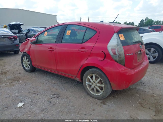 Продаж на аукціоні авто 2012 Toyota Prius C Three, vin: JTDKDTB38C1506485, номер лоту: 46153708