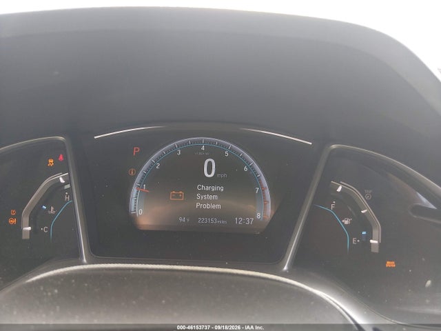 46153737 :رقم المزاد ، 19XFC2F75GE047253 vin ، 2016 Honda Civic Ex مزاد بيع
