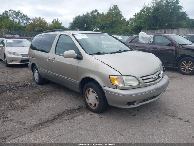 2002 Toyota Sienna Le მანქანა იყიდება აუქციონზე, vin: 4T3ZF13C32U489042, აუქციონის ნომერი: 46153789