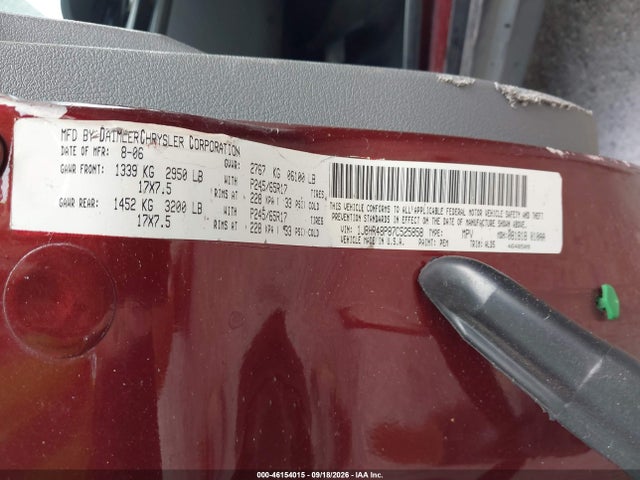 Продаж на аукціоні авто 2007 Jeep Grand Cherokee Laredo, vin: 1J8HR48P87C525858, номер лоту: 46154015