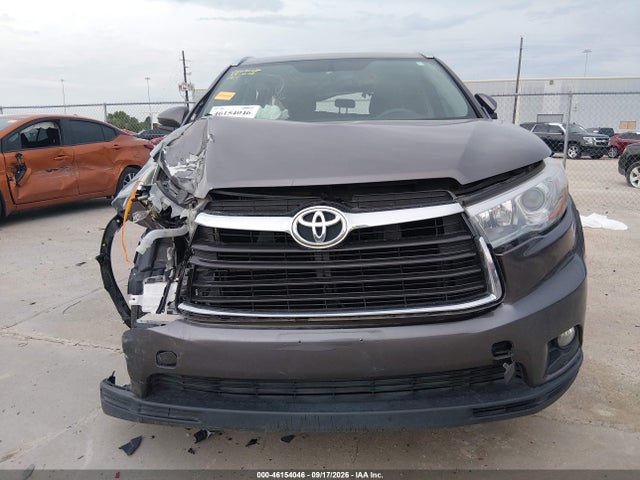 46154046 :رقم المزاد ، 5TDKKRFH5GS163352 vin ، 2016 Toyota Highlander Xle V6 مزاد بيع
