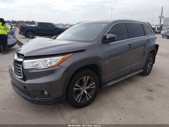 46154046 :رقم المزاد ، 5TDKKRFH5GS163352 vin ، 2016 Toyota Highlander Xle V6 مزاد بيع