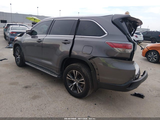46154046 :رقم المزاد ، 5TDKKRFH5GS163352 vin ، 2016 Toyota Highlander Xle V6 مزاد بيع