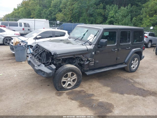 Продажа на аукционе авто 2018 Jeep Wrangler Unlimited Sport S 4x4, vin: 1C4HJXDGXJW305469, номер лота: 46154165