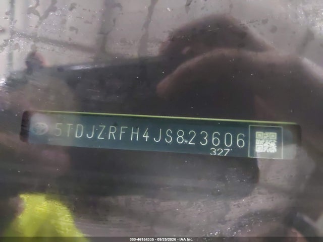 Продаж на аукціоні авто 2018 Toyota Highlander Xle, vin: 5TDJZRFH4JS823606, номер лоту: 46154335