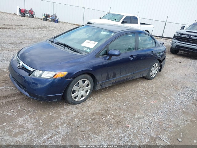 2008 Honda Civic Lx მანქანა იყიდება აუქციონზე, vin: 2HGFA16578H531012, აუქციონის ნომერი: 46154345